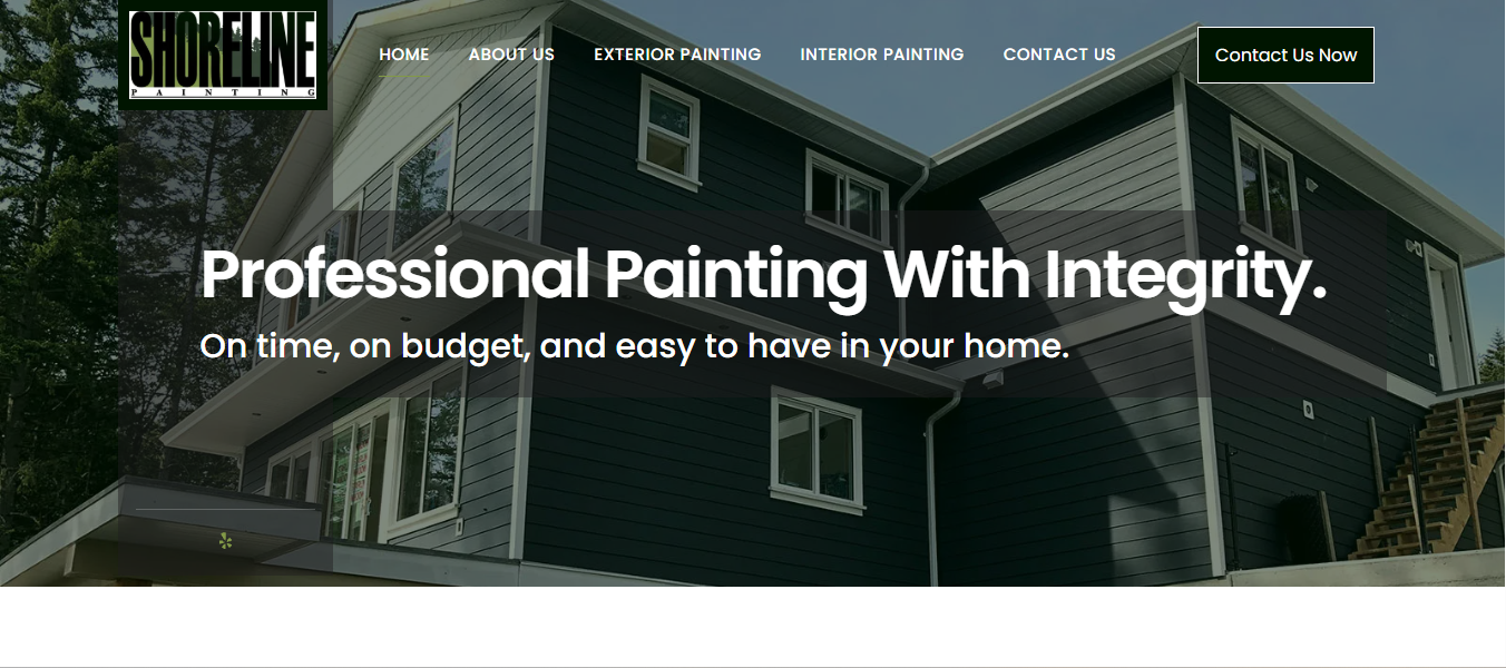 Completed Website In Sooke BC For Shoreline Painting